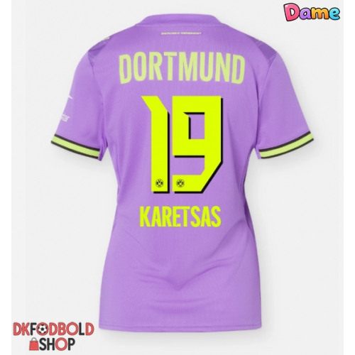 Borussia Dortmund Konstantinos Karetsas #19 Tredje trøje Dame 2026-27 Kort ærmer
